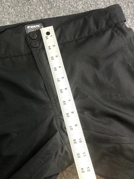 Fox Racing Sierra Shorts Womens Large Black Padded Mountain Bike Biking Cycling - Picture 9 of 13